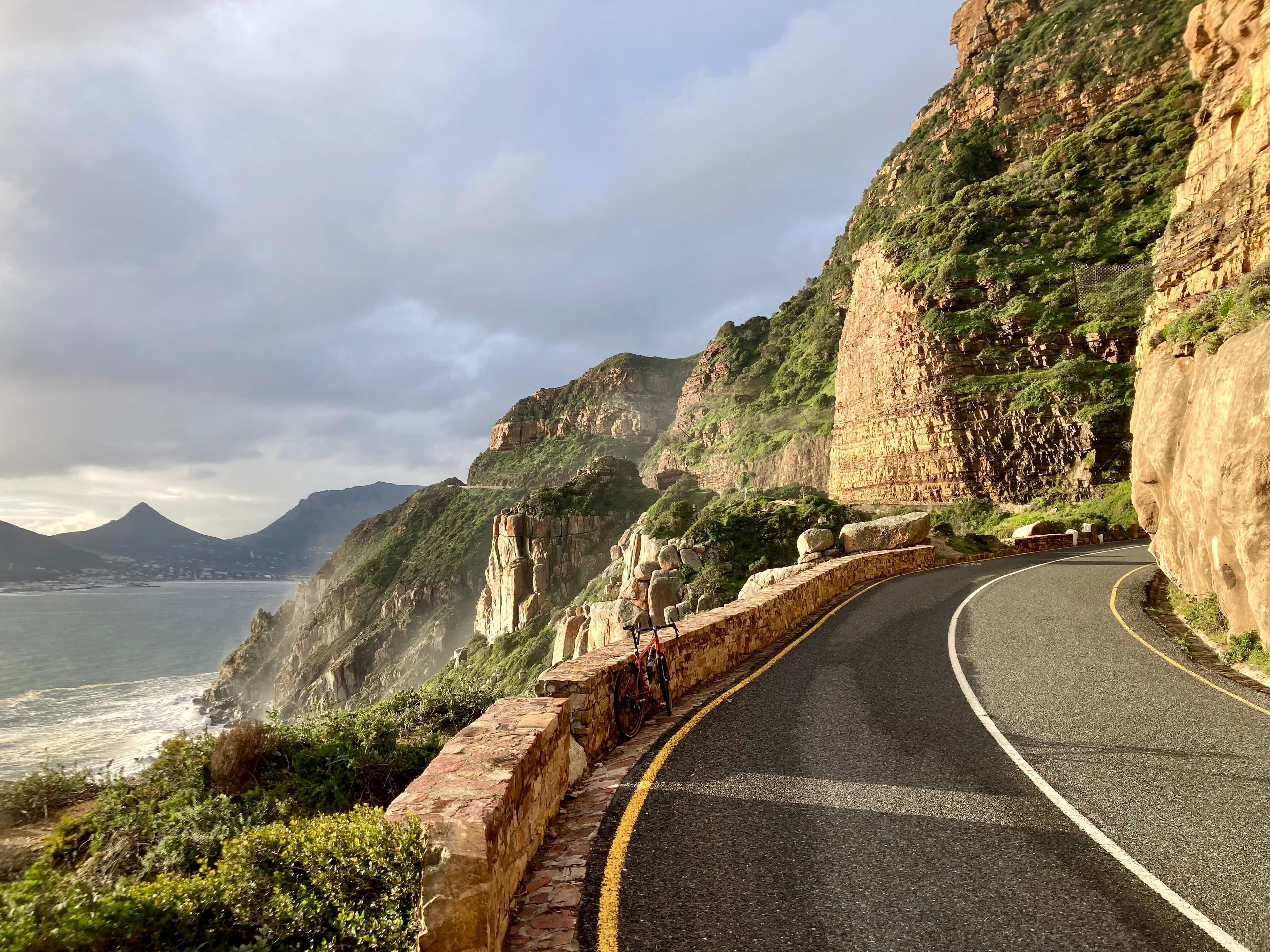 A CUBE on Chapman's Peak Drive above the Atlantic